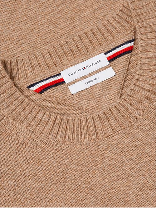 lambswool crew neck TOMMY HILFIGER | MW0MW36535RFG